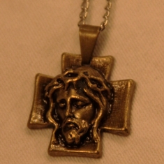 Ecce Homo Medal on Chain