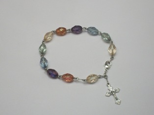 Pastel Rosary Bracelet